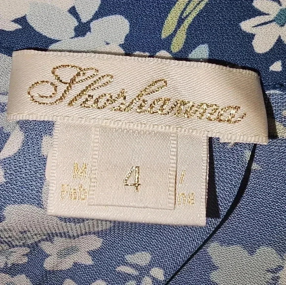 Shoshanna Petra Long- Sleeve Flounce Hem Mini Cottagecore Floral Dress Sz 4 - Picture 13 of 15